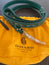 Goyard Edmond Dog Leash Green Goyardine Canvas NEW