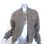ACNE Studios Tyson Trash Boucle Bomber Jacket Gray/Multi Wool-Blend Size 36