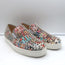 Christian Louboutin Roller Boat Spiked Slip-On Sneakers Printed Patent Size 41.5