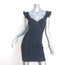 Cinq a Sept Mathis Denim Ruffle Strap Mini Dress Indigo Stretch Cotton Size 2