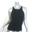 Doen Seine Pointelle Tank Top Black Cotton Size Medium