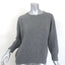 Equipment Melanie Cashmere Crewneck Sweater Gray Size Medium