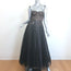 Giambattista Valli Bow-Strap Lace Bustier Gown Black Size 42 NEW