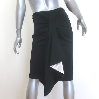 Givenchy Draped-Back Pencil Skirt