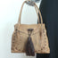 Henry Beguelin Ostrich Small Fringe Flap Bag Olive