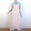 Brazeau Tricot Racerback Maxi Dress Blush Silk Size 3
