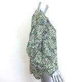 Zadig & Voltaire Tink crinkle blouse, Liberty Garden floral multicolor, gently pre-owned authentic designer size L
