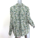 Zadig & Voltaire Tink crinkle blouse in Liberty Garden multicolor floral print, pre-owned luxury, size L