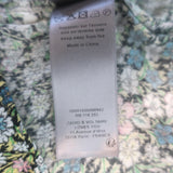Zadig & Voltaire crinkle floral blouse in Liberty Garden multicolor, size L, gently pre-owned authentic designer piece