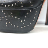 Alaia Studded Leather Platform Boots Black Size 39