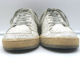Golden Goose Ballstar Glitter Star Sneakers White Leather Size 38
