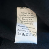 Lanvin Draped-Front Sweater Coat Charcoal Wool-Blend Size 40