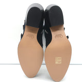 Chloe Susanna Studded Velvet Ankle Boots Navy Size 35.5 Buckle Booties NEW