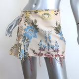 Marques'Almeida Floral Jacquard Peplum Jacket & Mini Skirt Set Size Large/10