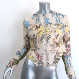 Marques'Almeida Floral Jacquard Peplum Jacket & Mini Skirt Set Size Large/10