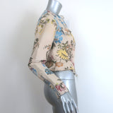 Marques'Almeida Floral Jacquard Peplum Jacket & Mini Skirt Set Size Large/10