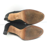 Jimmy Choo Tari Studded Ankle Boots Black Suede Size 39.5