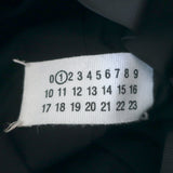 Maison Margiela Cropped Peacoat Black Wool-Blend Size 40 Double Breasted Jacket