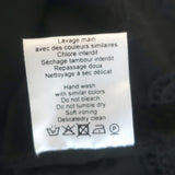 IRO Yante Broderie Anglaise Mini Dress Black Cotton Size 36 NEW