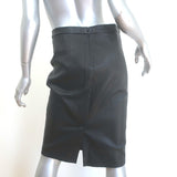 Vince Stretch Leather Pencil Skirt Black Size 8