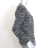 Isabel Marant Etoile Momo Metallic Boucle Tweed Jacket Black/Multi Size 40