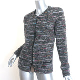 Isabel Marant Etoile Momo Metallic Boucle Tweed Jacket Black/Multi Size 40
