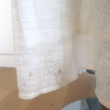 Ulla Johnson Miro Fringed Macrame Maxi Dress Ecru Cotton Size 2