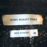 Isabel Marant Etoile Momo Metallic Boucle Tweed Jacket Black/Multi Size 40