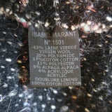 Isabel Marant Etoile Momo Metallic Boucle Tweed Jacket Black/Multi Size 40