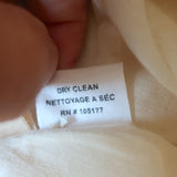 Ulla Johnson Miro Fringed Macrame Maxi Dress Ecru Cotton Size 2