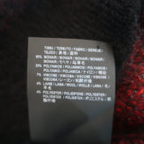 Saint Laurent Lightning Heart Sweater Black/Red Mohair-Blend Size Medium
