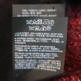 Saint Laurent Lightning Heart Sweater Black/Red Mohair-Blend Size Medium