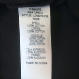 FRAME Le Lace Mini Tank Dress Black Embroidered Cotton Size Small NEW