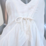 IRO Maoline Ruffled Dress Cream Size 34 NEW