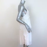 IRO Maoline Ruffled Dress Cream Size 34 NEW