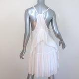 IRO Maoline Ruffled Dress Cream Size 34 NEW