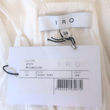 IRO Maoline Ruffled Dress Cream Size 34 NEW