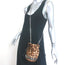 Tomasini Lucile Mini Bucket Bag Leopard Print Calf Hair Crossbody