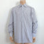 Isaia Check Button Down Shirt White/Light Blue/Beige Cotton Size 42 - 16 1/2