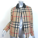Burberry Nova Check Quilted Snap Front Jacket Sz 14Y / Women's Small