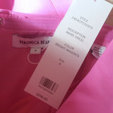 Veronica Beard Maire Strapless Mini Dress Bright Magenta Size 4 NEW