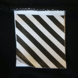 Off-White c/o Virgil Abloh 3D White Long Sleeve T-Shirt Black Cotton Size Small