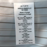 Veronica Beard navy & tan plaid wool-blend double-breasted blazer with removable dickey, pre-owned, size 6