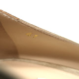 Prada Pumps Gold Metallic Saffiano Leather Size 41 Pointed Toe Heels NEW