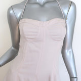 Ulla Johnson Paula Corset Midi Dress Mauve Linen-Blend Size 2