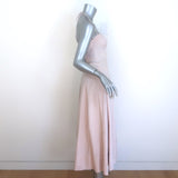 Ulla Johnson Paula Corset Midi Dress Mauve Linen-Blend Size 2