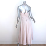 Ulla Johnson Paula Corset Midi Dress Mauve Linen-Blend Size 2