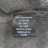 Skull Cashmere Luther Camo Skull Sweater Dark Gray Cashmere Size Extra Small