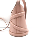 Alexander McQueen Curve Bucket Bag Rose Pink Leather Small Crossbody