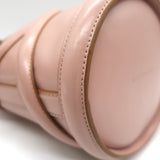 Alexander McQueen Curve Bucket Bag Rose Pink Leather Small Crossbody